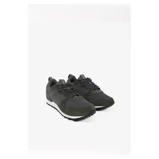 SCALPERS - Zapatillas sneakers serraje canadian Verde 23624KHAKI
