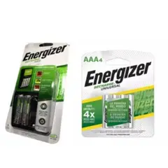 ENERGIZER - Combo Cargador Maxi + 4 Aaa 700 Mah