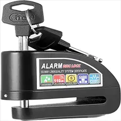 GENERICO - Candado Moto Alarma Freno De Disco