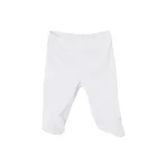 SANTANA - Pantalón Bebé Prematuro Enterizo Blanco
