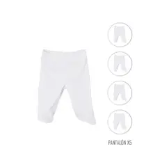 SANTANA - Combo X5 Pantalón Bebé Prematuro Enterizo Blanco