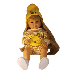 GENERICO - Muñeca Reborn Realista Silicona Completa 55cms Con Sonidos
