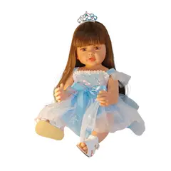 GENERICO - Muñeca Reborn Realista Silicona Completa 55cms Con Sonidos