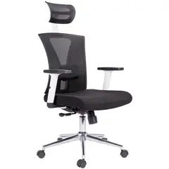 GENERICO - Silla ergonómica para oficina Shanghai Presidente con Marco Blanco