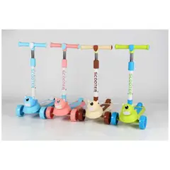 GENERICO - Patineta Scooter Monster Infantil Monopatín Azul