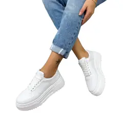 EVEGONZ - Tenis Suela Alta Para Mujer Zapato Casual Urban Moda