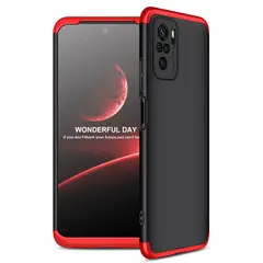 GENERICO - Funda Carcasa Estuche Protector Para Redmi note 10 /10s Negro Rojo