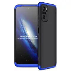 GENERICO - Funda Carcasa Estuche Protector Para Redmi note 10 /10s Negro Azul