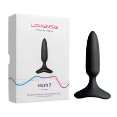 LOVENSE - Plug Anal Vibrador Hush 2 Talla XS