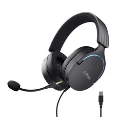 TRUST - Auriculares Diadema Gaming USB 7.1 GXT 490 Fayzo