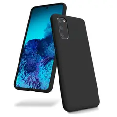 SPACE - Funda Estuche Silicone Case Compatible Con Samsung S20 Negro