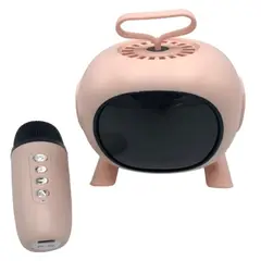 GENERICO - Mini Parlante Karaoke Bafle Micrófono Recargable Inalambrico Bluetooth