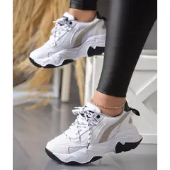 EVEGONZ - Tenis Deportivo de Mujer Tenis Blancos Cómodos