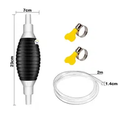 GENERICO - Manguera de transferencia de líquidos succión manual 4 metros
