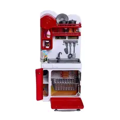 GENERICO - Mini Cocina De Juguete Roja 66081-2 FullGan
