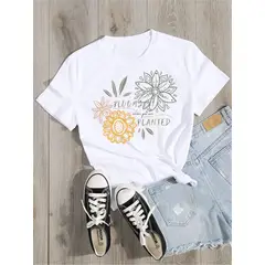 ISMI - Camiseta Mujer Estampado Planet