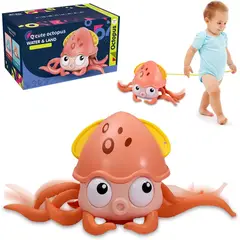 GENERICO - Juguete Pulpo Didáctico Recargable Estimulación Bebe Luces Musical