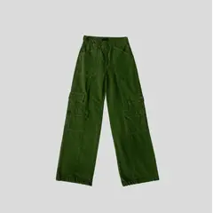 PAM MOVEMENT - Pantalón Cargo - Verde Militar
