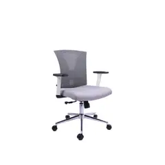 MUEBLESYA - Silla De Oficina FOMEQUE Gerente Con Mecanismo Sincro Gris