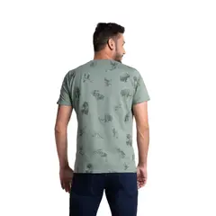 LEC LEE - Camiseta para hombre color verde oscuro