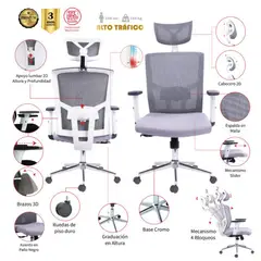 MUEBLESYA - Silla De Oficina Fosca Ergonómica Presidente