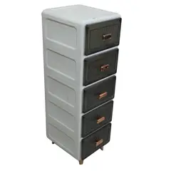 GENERICO - Organizador Plastico De 5 Cajones