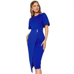 NEGRELI - VESTIDO DE MUJER FORMAL DE FIESTA BODA OFICINA