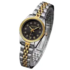 GENERICO - Elegante y Hermoso Reloj en Acero Dorado - Plateado