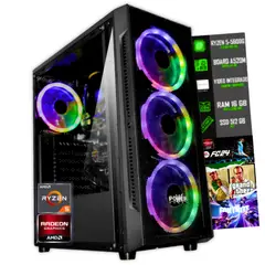 AMD - TORRE GAMER RYZEN 5 5600G/ 16GB RAM /512 SSD/ BOARD A520M