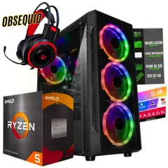 AMD - TORRE GAMER RYZEN 5 5600G/ 16GB RAM /512 SSD/ BOARD A520M