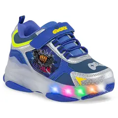 LOS GOMOSOS - Tenis Patines Luces Tordo Azul-Plata para Niño