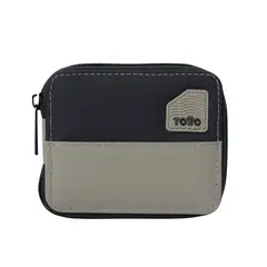 TOTTO - Billetera Contrast Mad Con RFID Blocker Beige