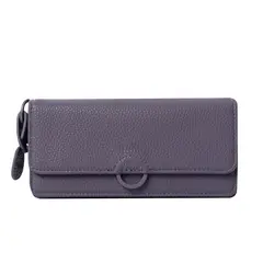 TOTTO - Billetera Soft Sub con RFID Blocker Morada Grande
