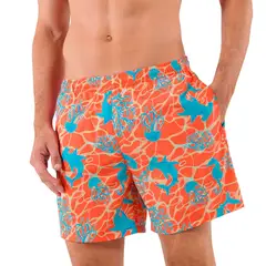TOTTO - Pantalón Estampada Lown Hombre Naranja