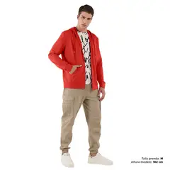 TOTTO - Buzo para Hombre Tawen Rojo