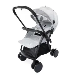 BAOBAO - Coche Bebé Gris Reversible Silver Reverseride