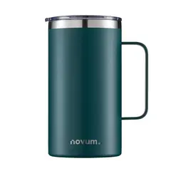 NOVUM - VASO 20 OZ / 600 ML VERDE CON AGARRADERA.
