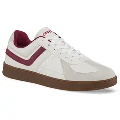 CROYDON - Tenis Casuales Pinal Blanco-Vino para Hombre
