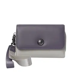 TOTTO - Billetera Style Can con RFID Blocker Morada/Gris