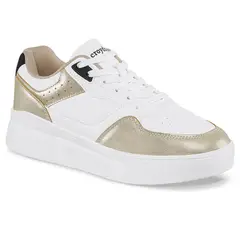 CROYDON - Tenis Quasa Blanco-Oro para Mujer