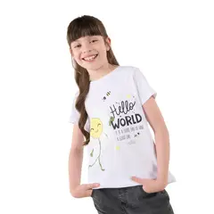 TOTTO - Camiseta para Niña Salak 2 Blanca