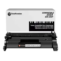 GENERICO - Toner 151a Con Chip Laserjet Pro 4003 Pro 4103 Nuevo