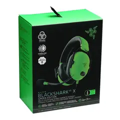 RAZER - Audífonos Diadema Gamer Blackshark V2 X Sonido 7.1 Verde