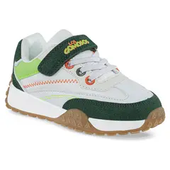 LOS GOMOSOS - Tenis Casuales Skim Blanco-Verde para Niño