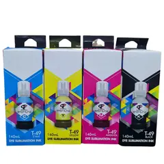 GENERICO - 4 Tintas Genericas T49 Para Impre Epson F170 F530 T3100
