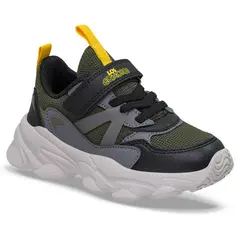 LOS GOMOSOS - Tenis Urbanos Lumar Negro-Verde para Niño