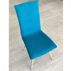 HOMETEX - FUNDA DE SILLA AZUL PROTECTORA