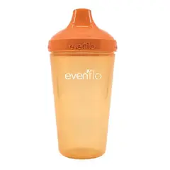 EVENFLO - Vaso Entrenador ABC Boquilla Dura 10 onzas Naranja-