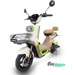 BIOBICI - Bicicleta Eléctrica TITI Biobicis 2025 Color Blanco 350W
