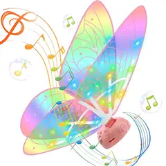 GENERAL - Alas Mariposa Movimiento Electricas Luz Led Musica